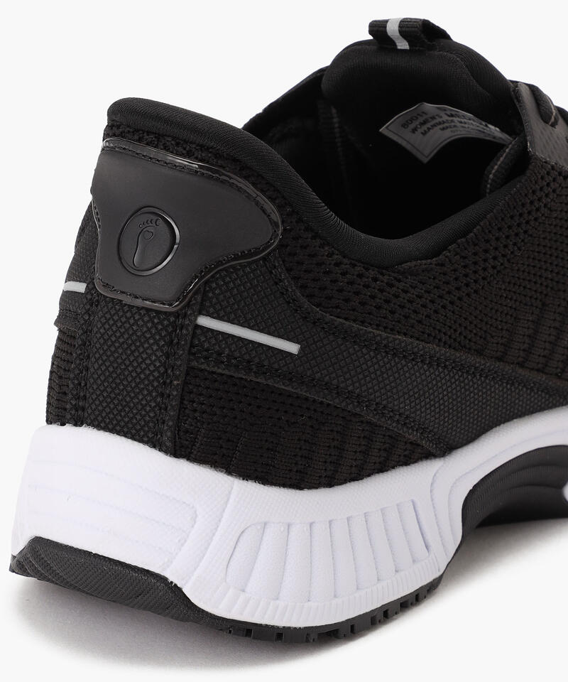 【オーソフィート】キタ ミディアム/ブラック ホワイト テキスタイル/シューズ レディース詳細画像5