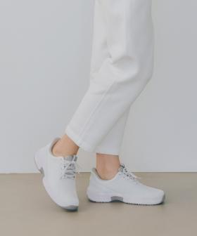 【オーソフィート】キタ ミディアム/ホワイト テキスタイル/シューズ レディース/Orthofeet