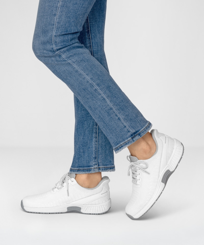 【オーソフィート】キタ ワイド/ホワイト テキスタイル/シューズ レディース/Orthofeet詳細画像12