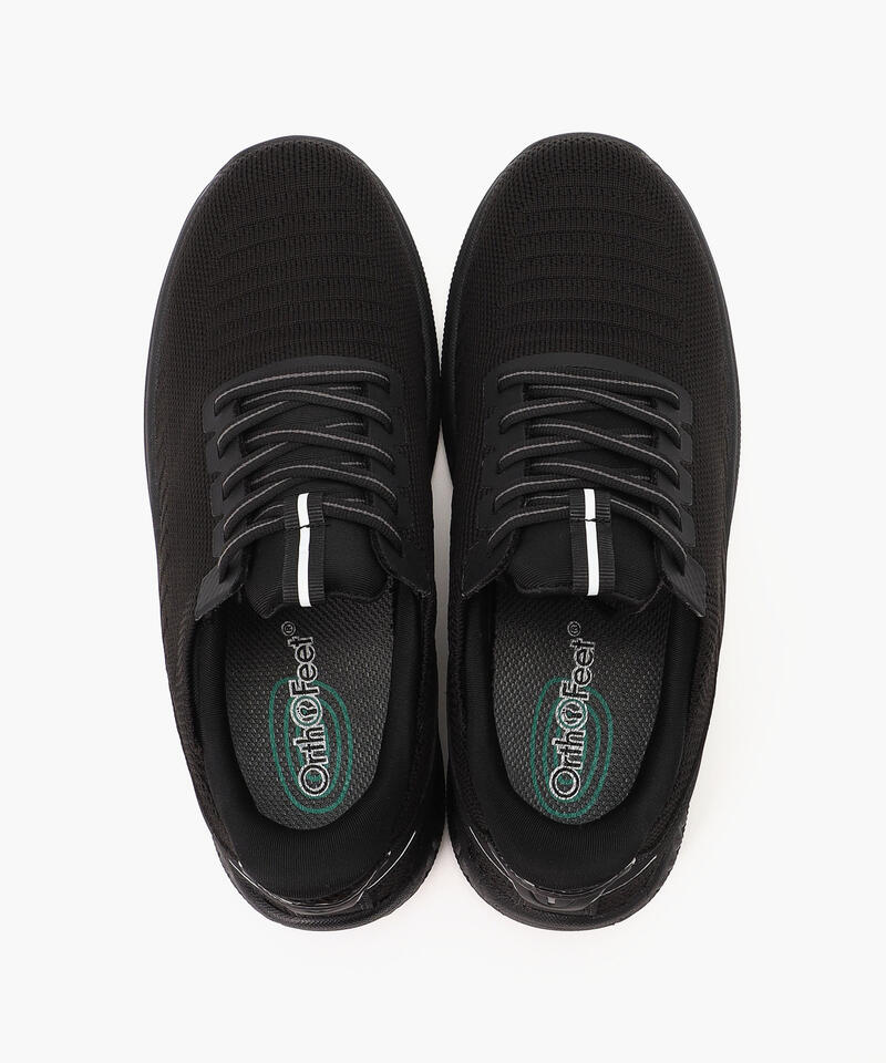 【オーソフィート】キタ ミディアム/ブラック テキスタイル/シューズ レディース/Orthofeet KITA詳細画像6