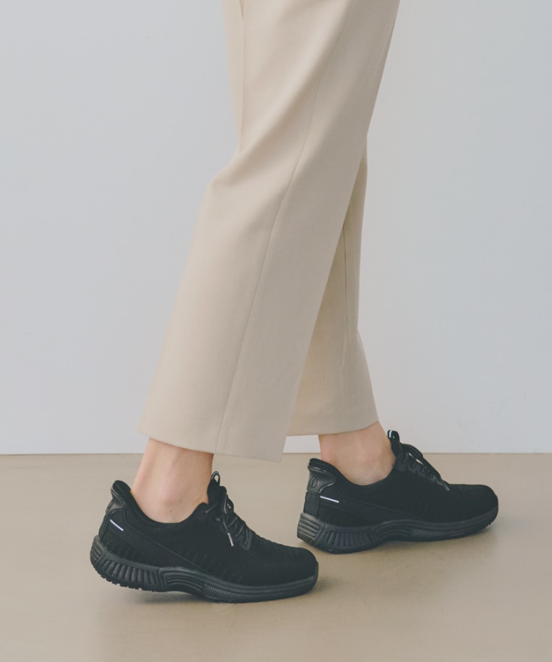 【オーソフィート】キタ ミディアム/ブラック テキスタイル/シューズ レディース/Orthofeet KITA詳細画像10