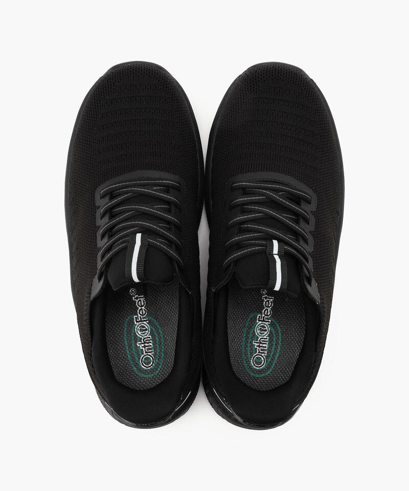 【オーソフィート】キタ ワイド/ブラック テキスタイル/シューズ レディース/Orthofeet詳細画像6