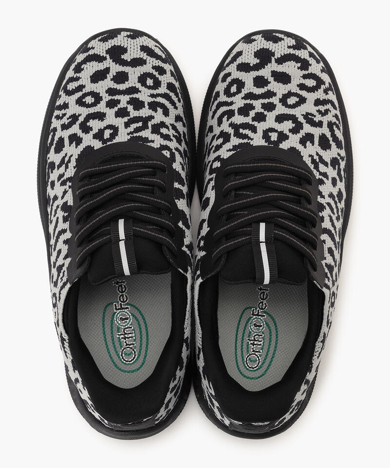 【オーソフィート】キタ ミディアム/スノーレオパード テキスタイル/シューズ レディース詳細画像6