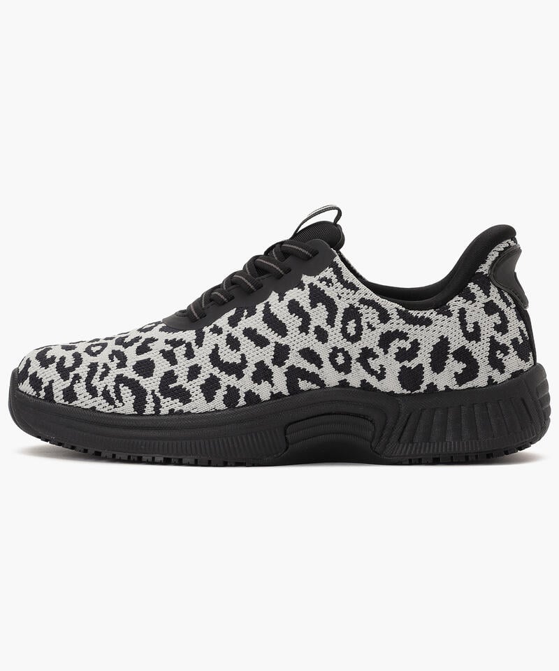 【オーソフィート】キタ ワイド/スノーレオパード テキスタイル/シューズ レディース詳細画像1