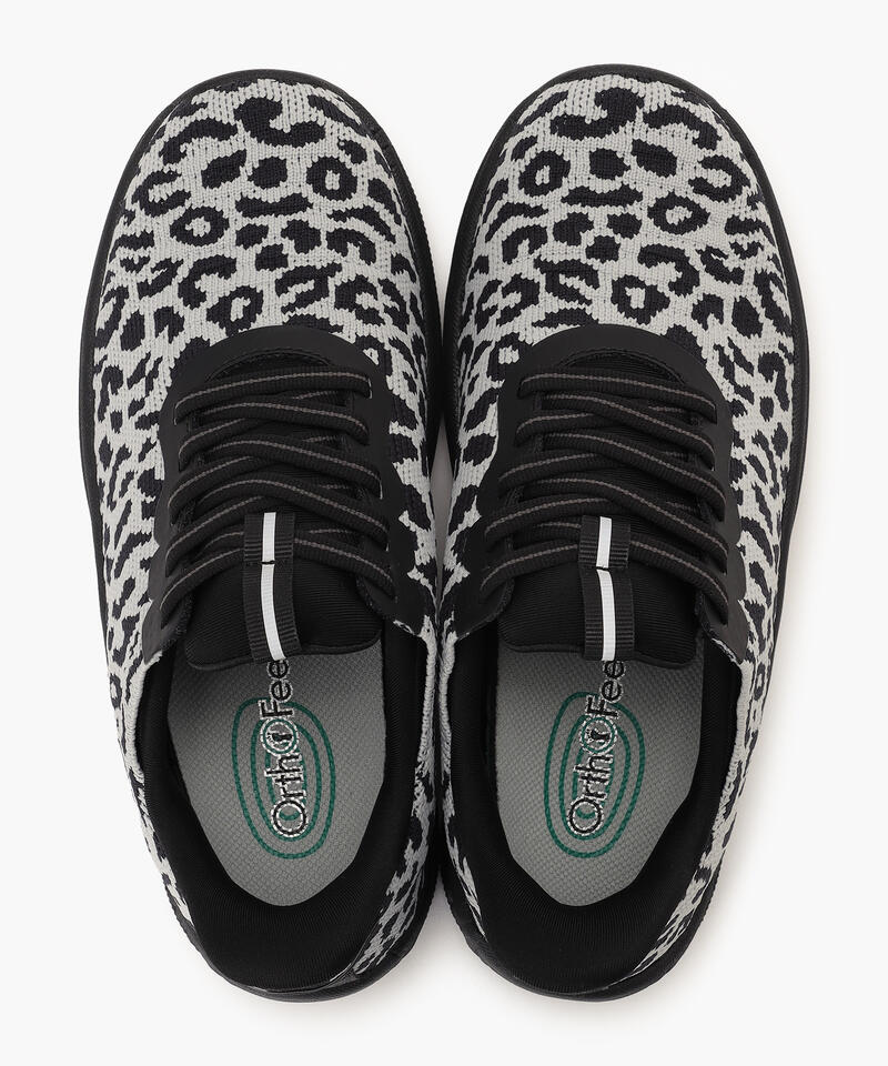 【オーソフィート】キタ ワイド/スノーレオパード テキスタイル/シューズ レディース詳細画像6