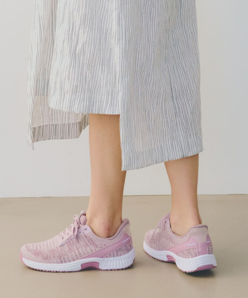 【オーソフィート】キタ ワイド/ローズ テキスタイル/シューズ レディース/Orthofeet