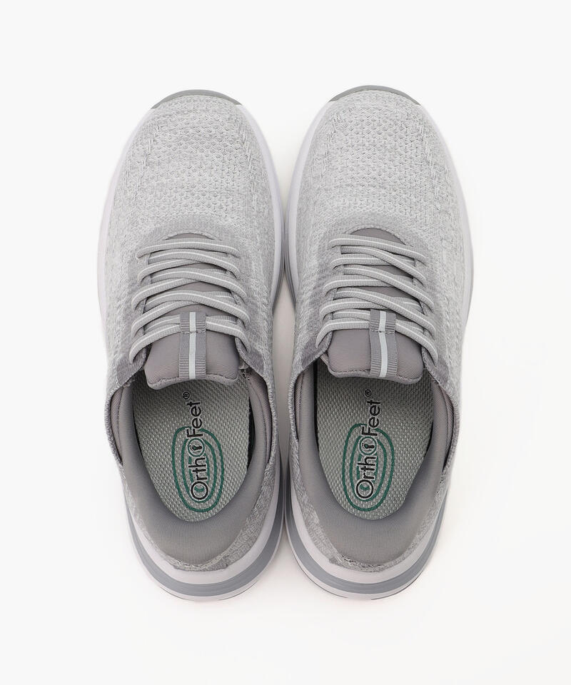 【オーソフィート】ニラ ミディアム/ライトグレー テキスタイル/シューズ レディース/Orthofeet詳細画像6
