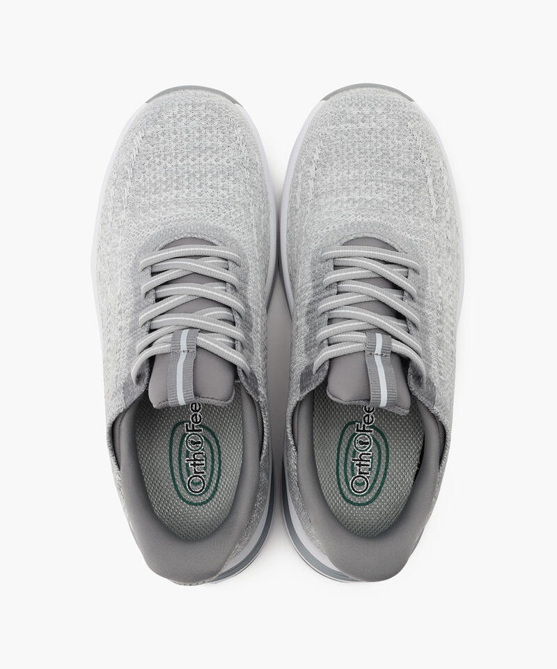 【オーソフィート】ニラ ワイド/ライトグレー テキスタイル/シューズ レディース/Orthofeet詳細画像6