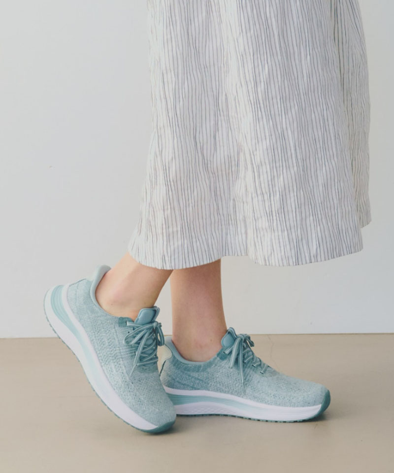 【オーソフィート】ニラ ミディアム/ターコイズ テキスタイル/シューズ レディース/Orthofeet NIRA