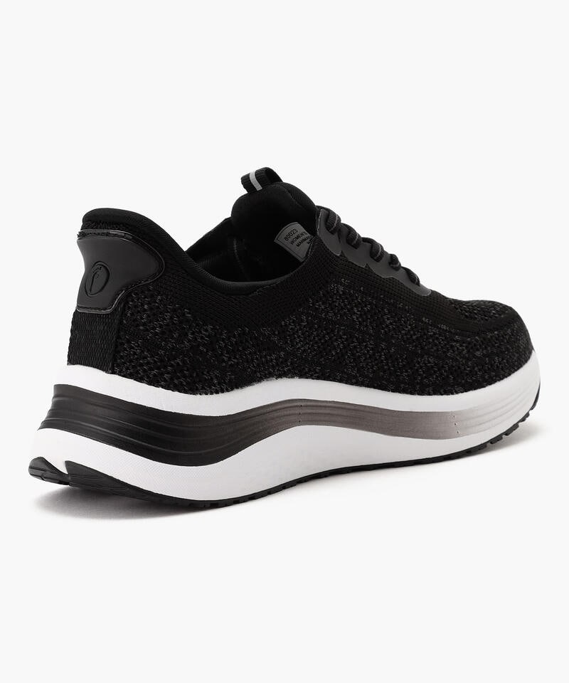 【オーソフィート】ニラ ワイド/ブラック テキスタイル/シューズ レディース/Orthofeet詳細画像3