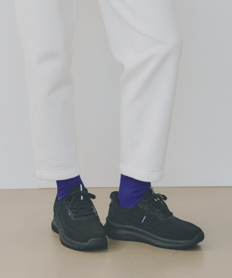 【オーソフィート】ニラ ワイド/ブラック テキスタイル/シューズ レディース/Orthofeet