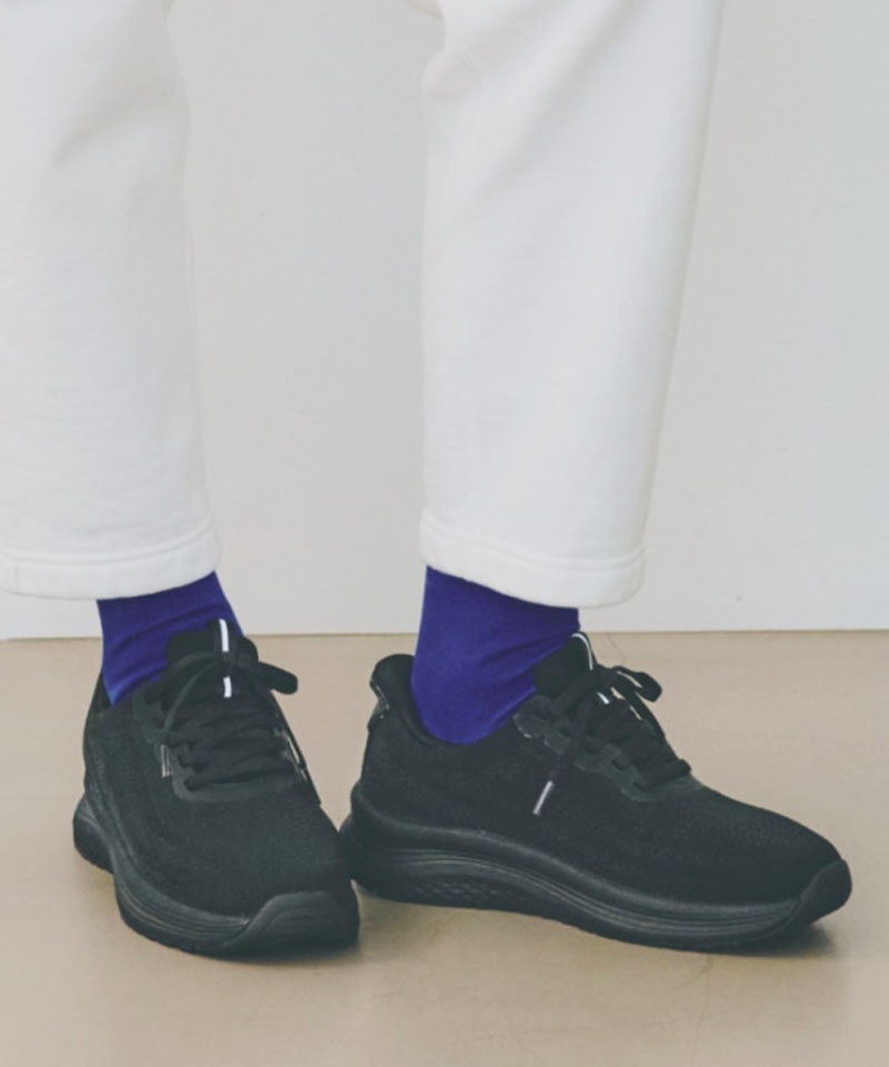 【オーソフィート】ニラ ワイド/ブラック テキスタイル/シューズ レディース/Orthofeet