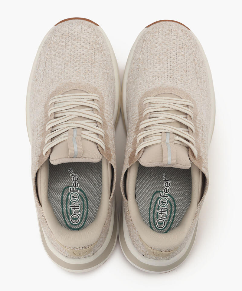 【オーソフィート】ニラ ミディアム/ブロンド テキスタイル/シューズ レディース/Orthofeet詳細画像6