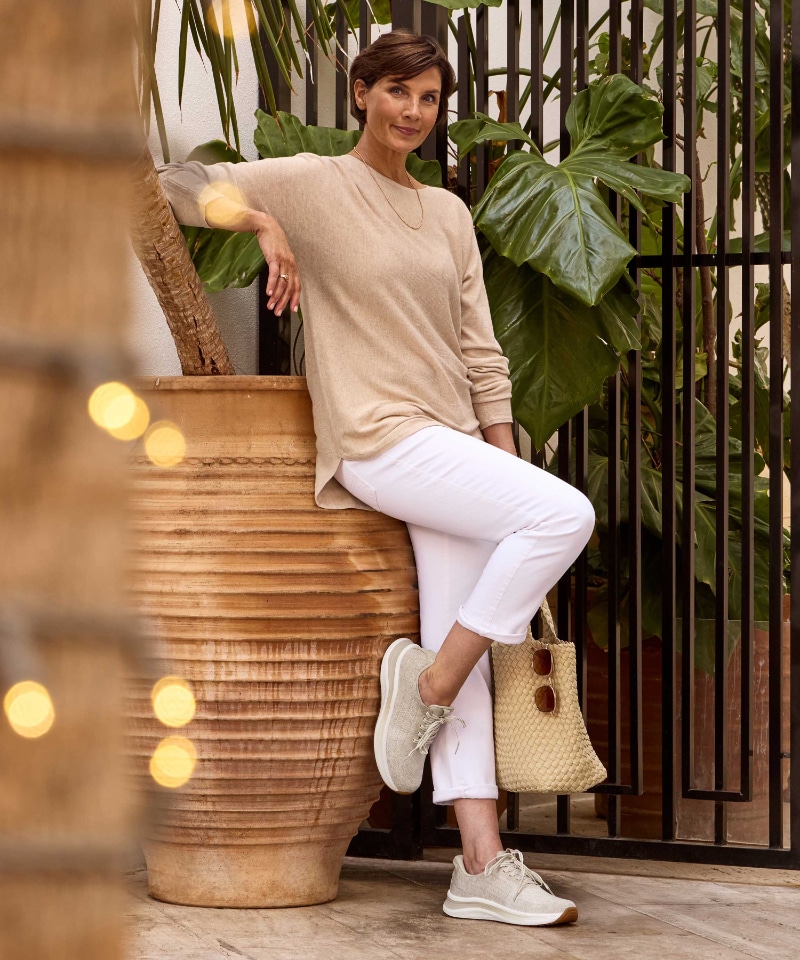 【オーソフィート】ニラ ワイド/ブロンド テキスタイル/シューズ レディース/Orthofeet[伝票入]詳細画像13