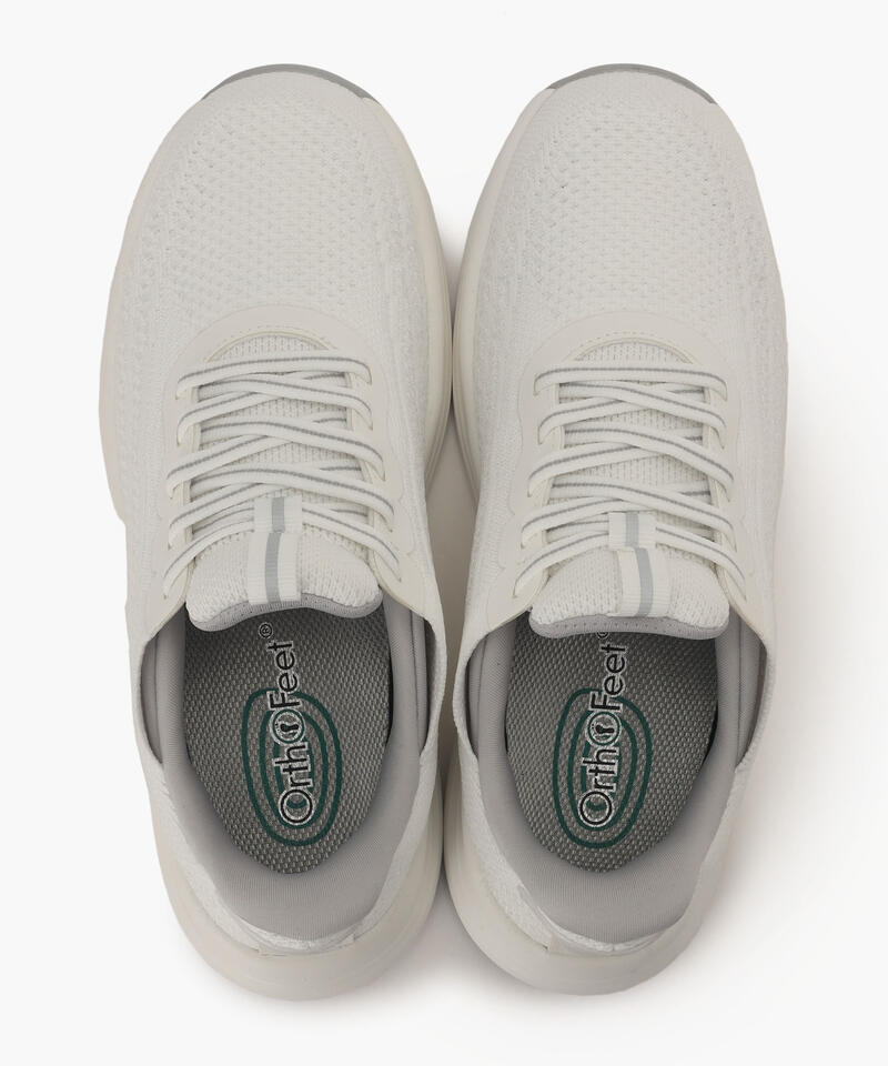 【オーソフィート】ニラ ミディアム/ホワイト テキスタイル/シューズ レディース/Orthofeet[伝票入]詳細画像6