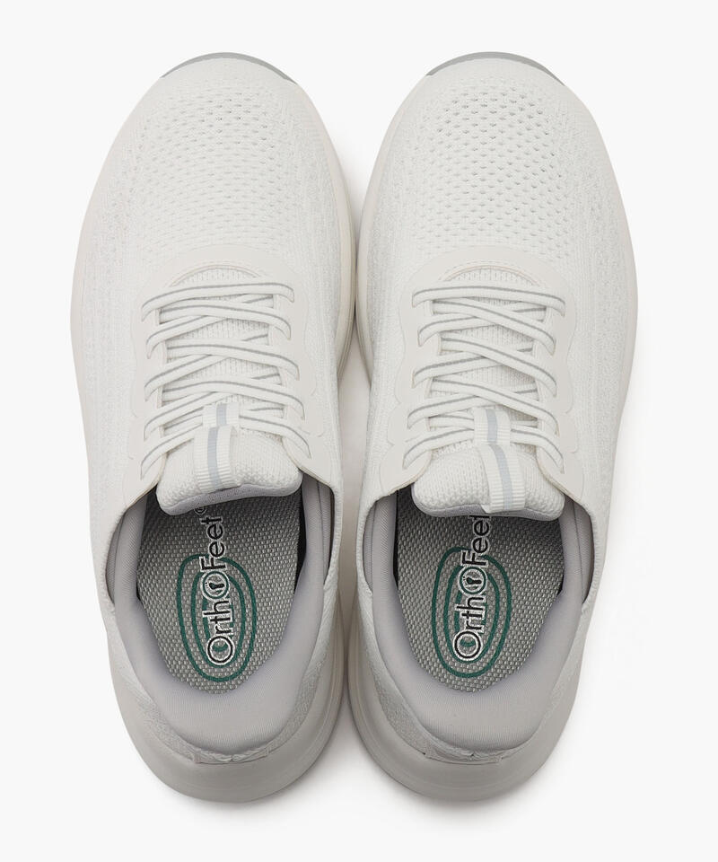 【オーソフィート】ニラ ワイド/ホワイト テキスタイル/シューズ レディース/Orthofeet[伝票入]詳細画像6