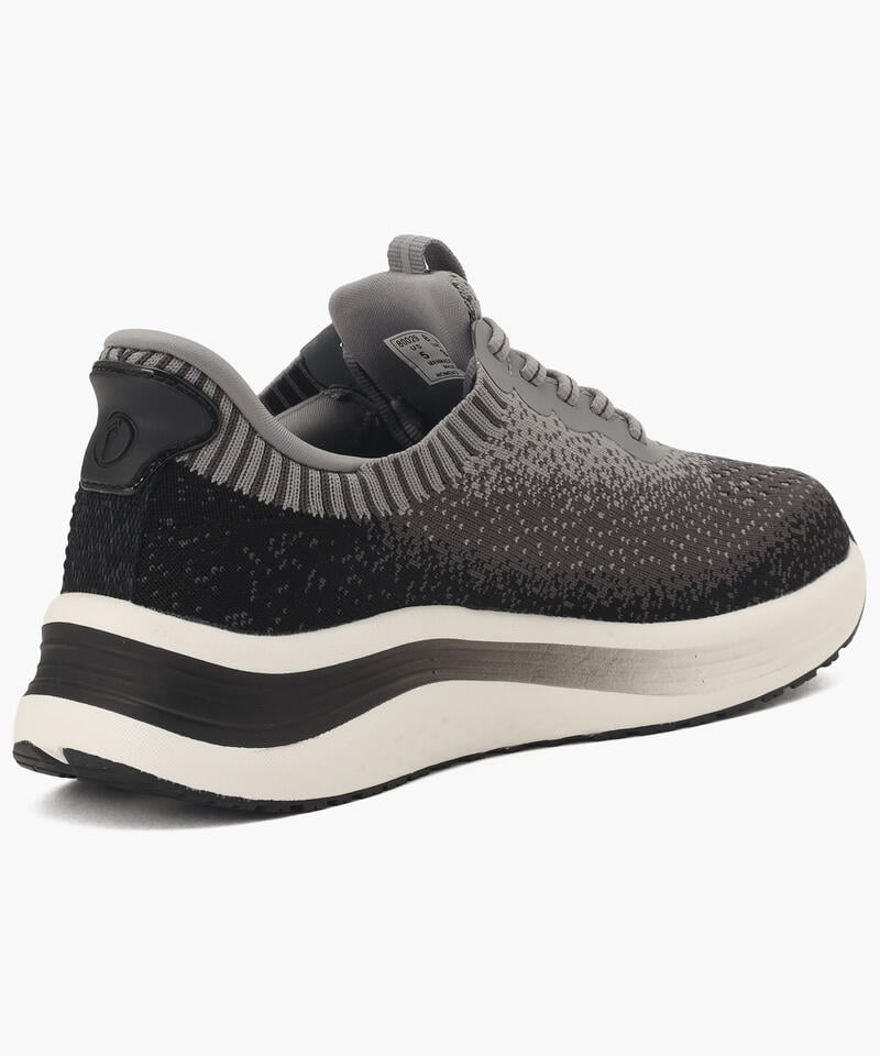 【オーソフィート】ニラ ミディアム/ブラック グレーマルチ テキスタイル/シューズ レディース詳細画像3