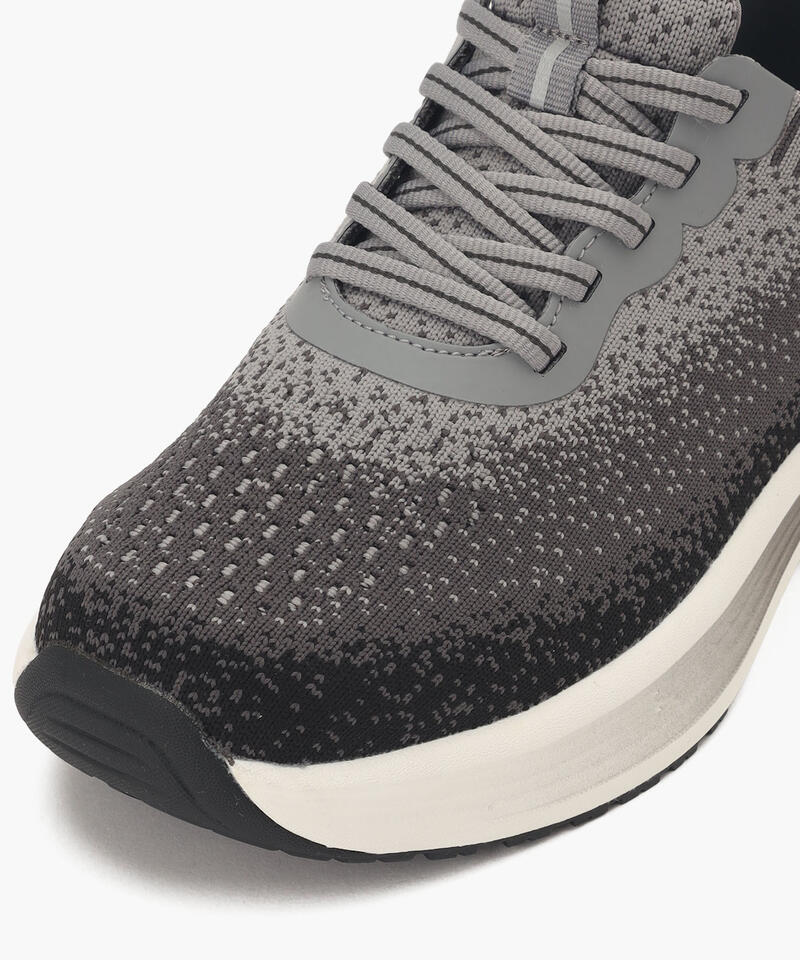 【オーソフィート】ニラ ミディアム/ブラック グレーマルチ テキスタイル/シューズ レディース詳細画像4