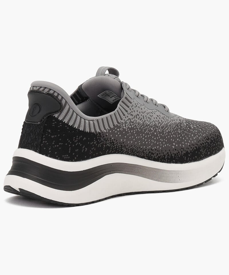 【オーソフィート】ニラ ワイド/ブラック グレーマルチ テキスタイル/シューズ レディース[伝票入]詳細画像3