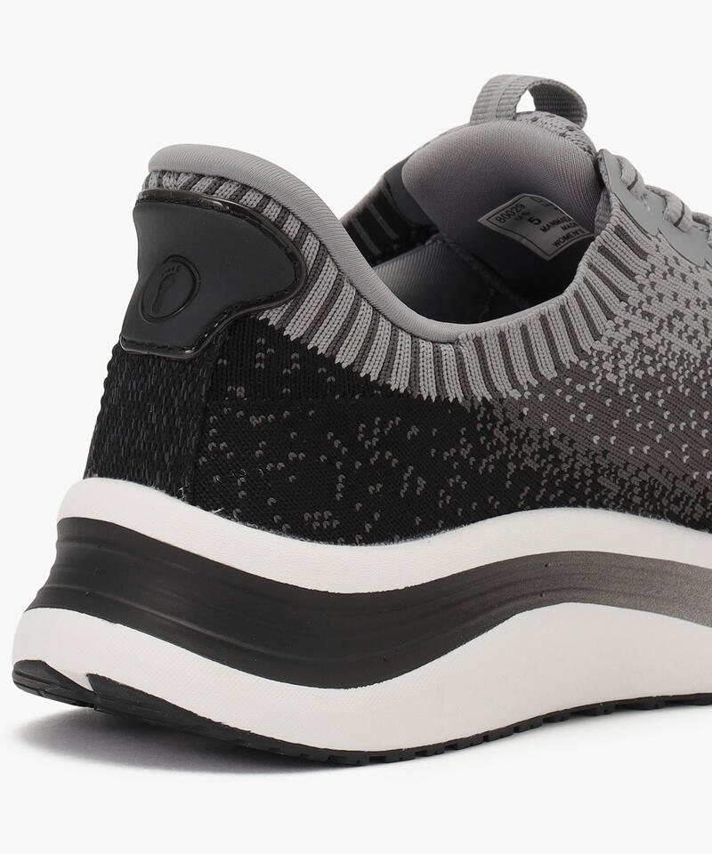 【オーソフィート】ニラ ワイド/ブラック グレーマルチ テキスタイル/シューズ レディース[伝票入]詳細画像5