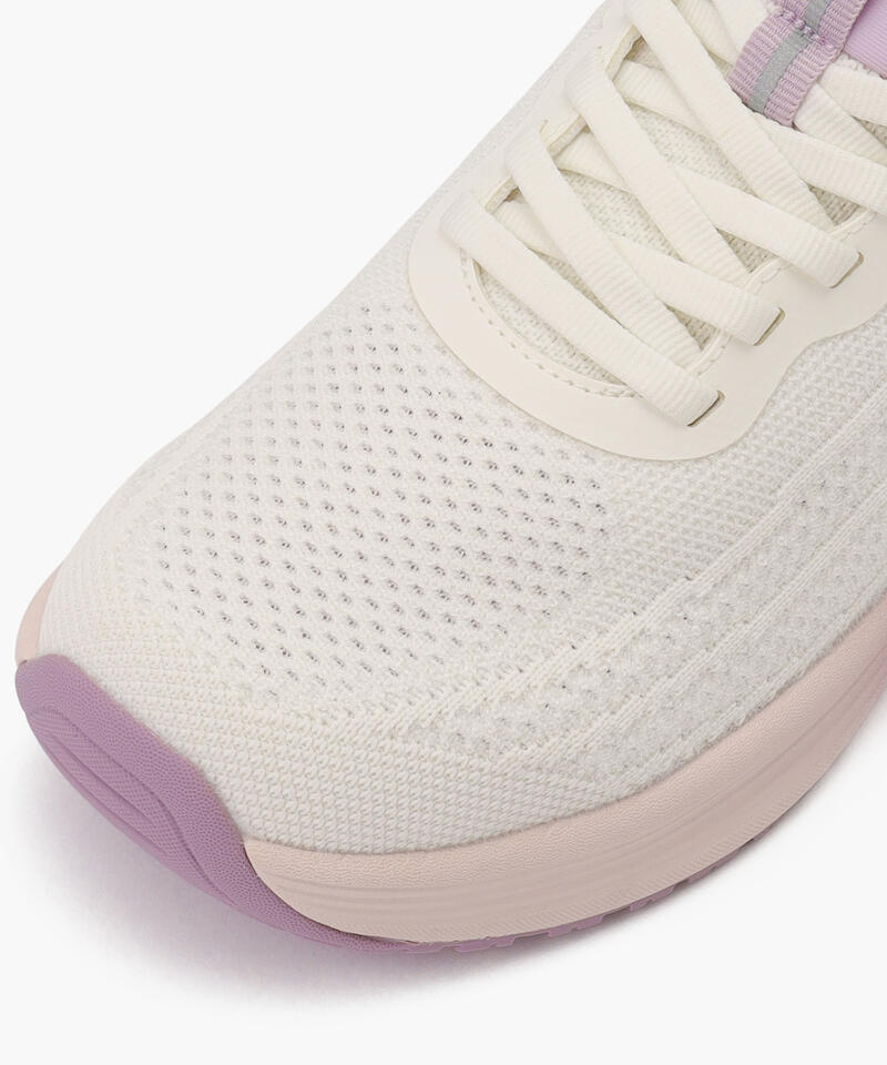 【オーソフィート】ニラ ワイド/ホワイト ラベンダー テキスタイル/シューズ レディース詳細画像4