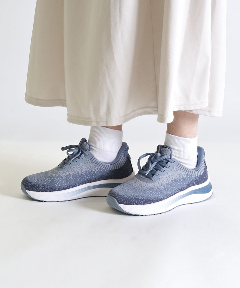 【オーソフィート】ニラ ミディアム/スレートブルー テキスタイル/シューズ レディース詳細画像10