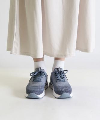 【オーソフィート】ニラ ワイド/スレートブルー テキスタイル/シューズ レディースOF80034203