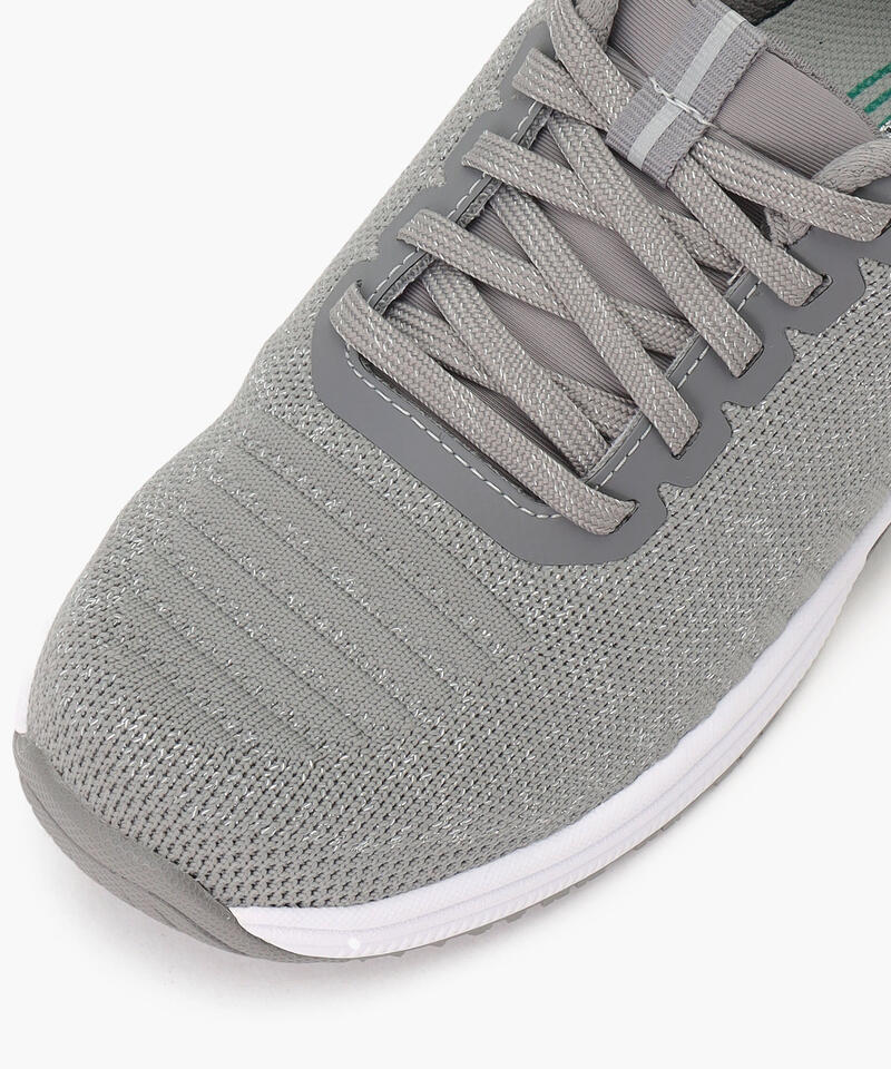 【オーソフィート】キタ ワイド/グレーグリッター テキスタイル/シューズ レディース詳細画像4