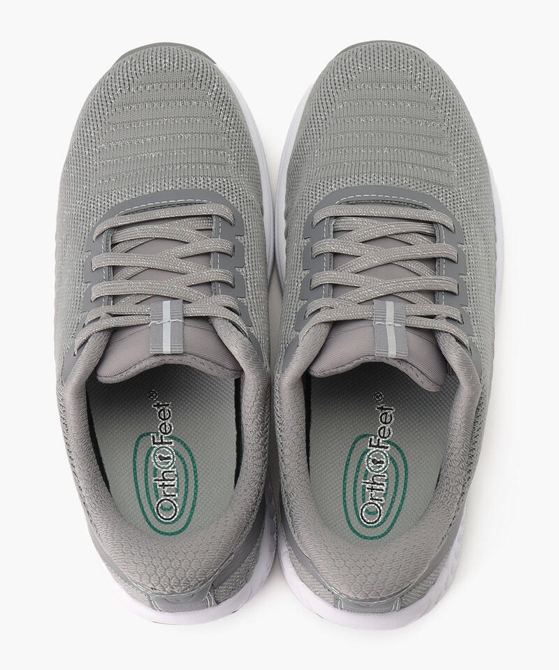 【オーソフィート】キタ ワイド/グレーグリッター テキスタイル/シューズ レディース詳細画像6