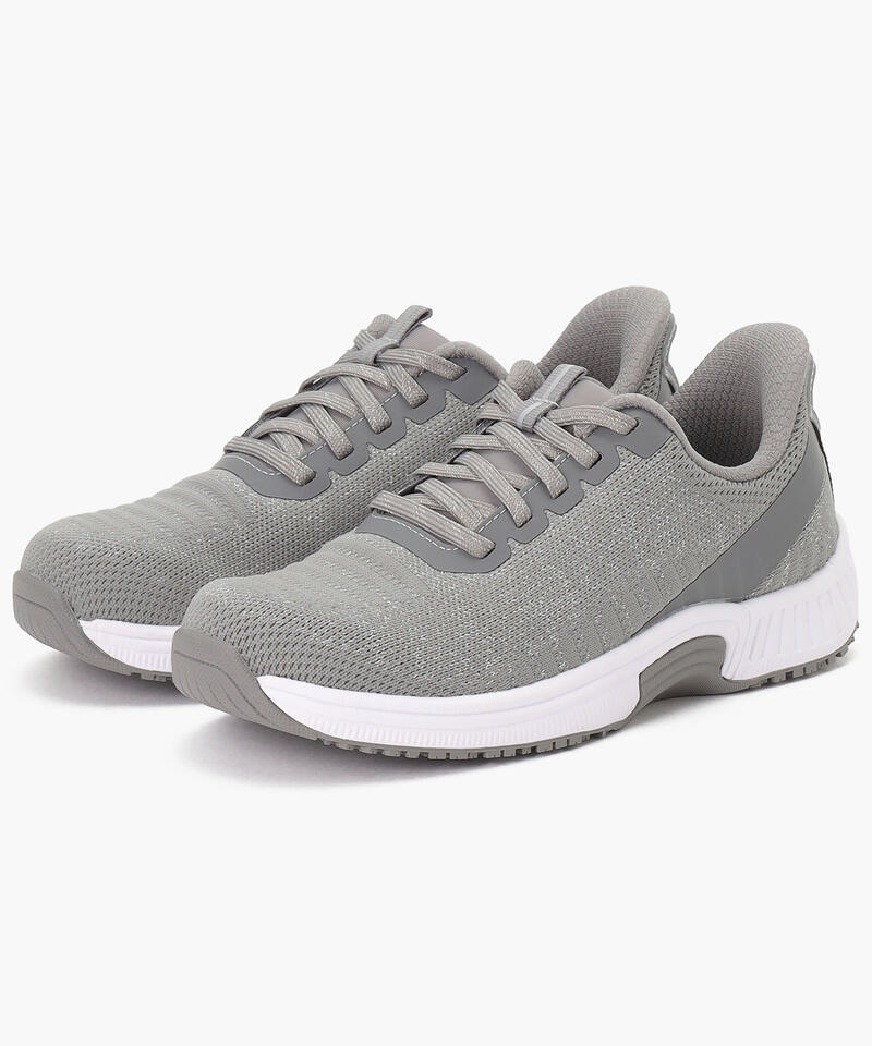 【オーソフィート】キタ ワイド/グレーグリッター テキスタイル/シューズ レディース