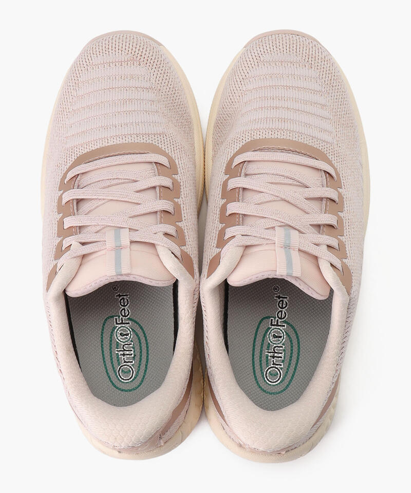 【オーソフィート】キタ ミディアム/ローズゴールド テキスタイル/シューズ レディース詳細画像6