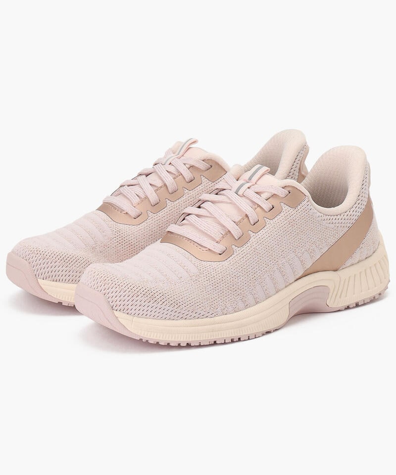 【オーソフィート】キタ ミディアム/ローズゴールド テキスタイル/シューズ レディース