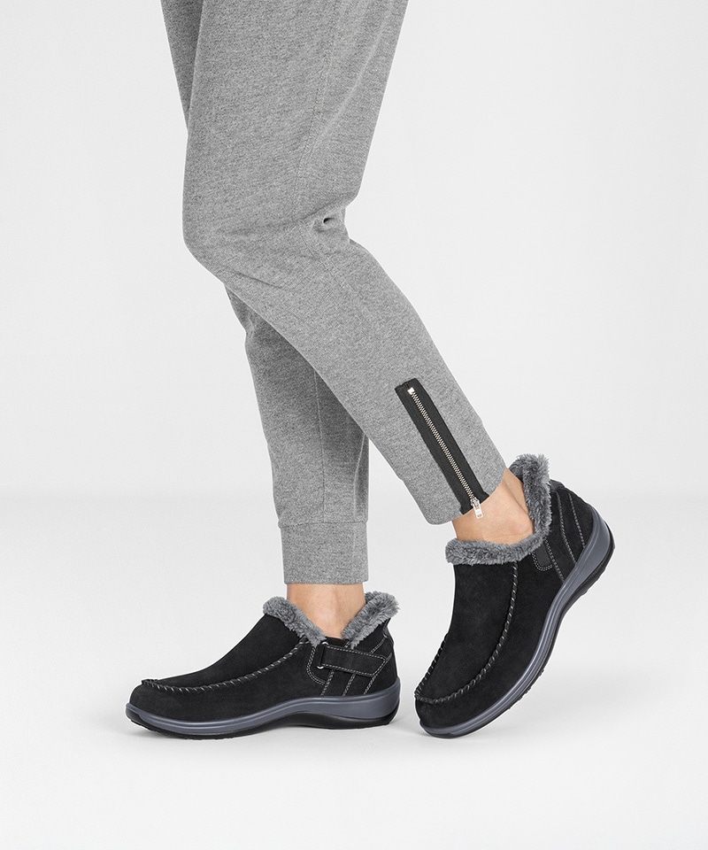 【オーソフィート】ロリン ミディアム/ブラック スエードレザー/シューズ レディース詳細画像10