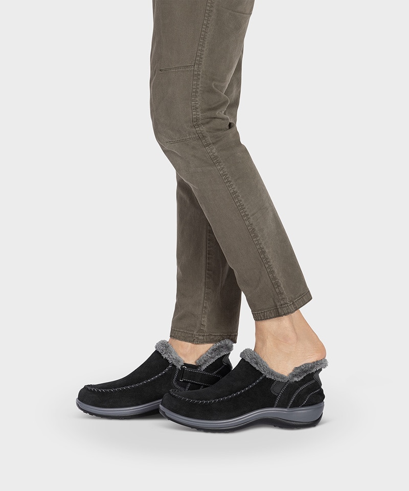 【オーソフィート】ロリン ミディアム/ブラック スエードレザー/シューズ レディース詳細画像11