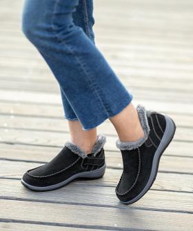 【オーソフィート】ロリン ミディアム/ブラック スエードレザー/シューズ レディース