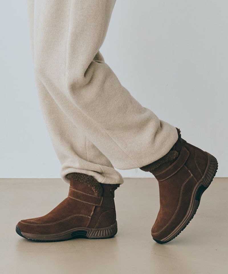 【オーソフィート】ブリス ミディアム/ブラウン スエードレザー/ブーツ レディース