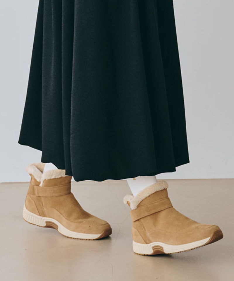 【オーソフィート】ブリス ミディアム/キャメル スエードレザー/ブーツ レディース