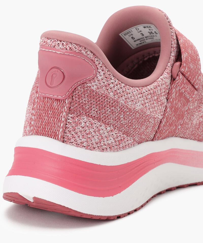 【オーソフィート】ナヤ ワイド/レッド テキスタイル/シューズ レディース詳細画像5