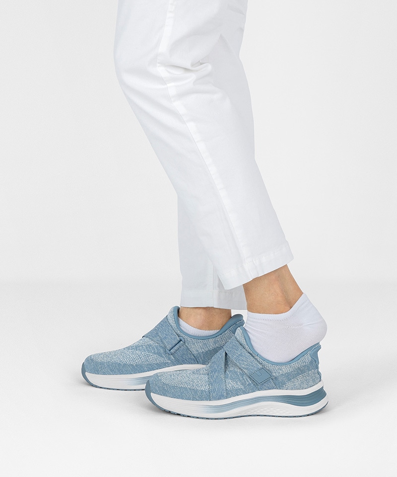 【オーソフィート】ナヤ ミディアム/ブルー テキスタイル/シューズ レディース/Orthofeet詳細画像11