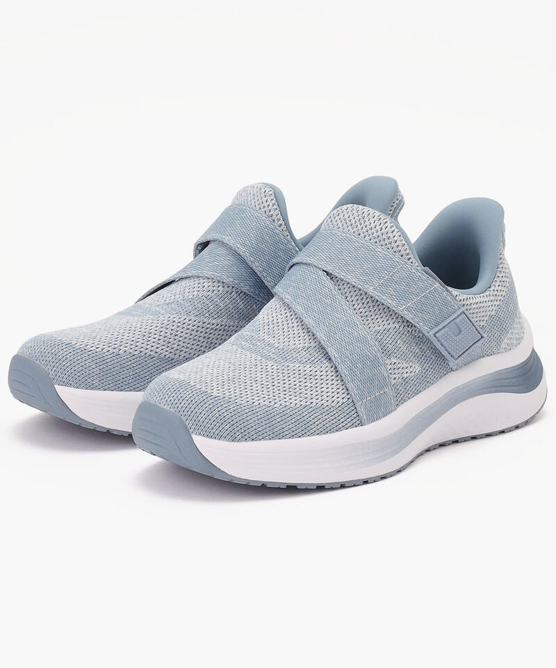 【オーソフィート】ナヤ ミディアム/ブルー テキスタイル/シューズ レディース/Orthofeet