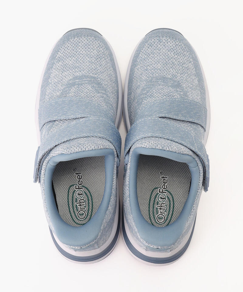 【オーソフィート】ナヤ ワイド/ブルー テキスタイル/シューズ レディース/Orthofeet詳細画像6