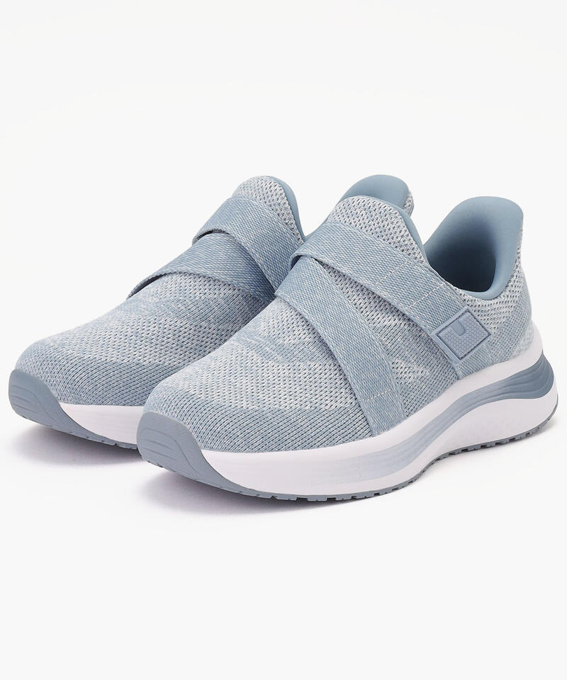 【オーソフィート】ナヤ ワイド/ブルー テキスタイル/シューズ レディース/Orthofeet