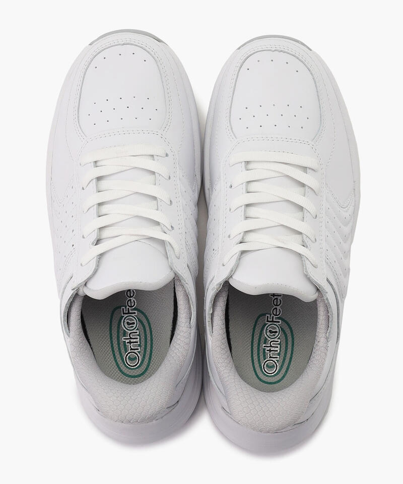 【オーソフィート】ローム ワイド/ホワイト ナチュラルレザー/シューズ レディース詳細画像6