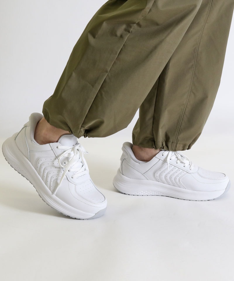 【オーソフィート】ローム ワイド/ホワイト ナチュラルレザー/シューズ レディース