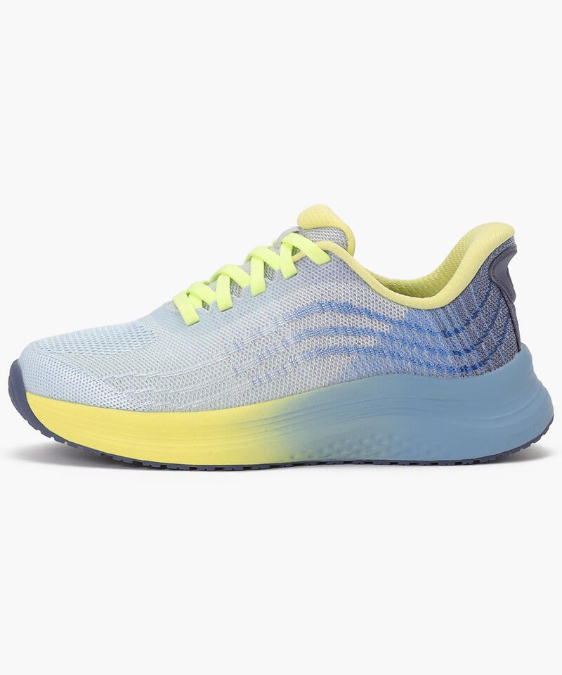 【オーソフィート】ニラ ミディアム/ブルー イエロー テキスタイル/シューズ レディース詳細画像1