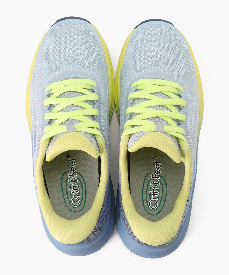【オーソフィート】ニラ ミディアム/ブルー イエロー テキスタイル/シューズ レディース詳細画像6