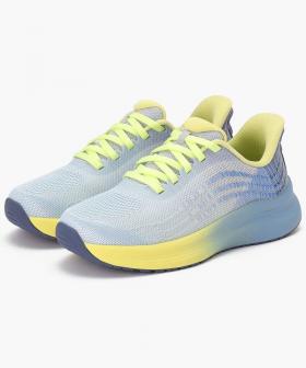 【オーソフィート】ニラ ミディアム/ブルー イエロー テキスタイル/シューズ レディース