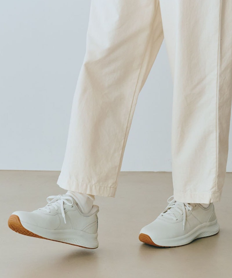 【オーソフィート】ストライド ワイド/エクリュ ナチュラルレザー/シューズ レディース