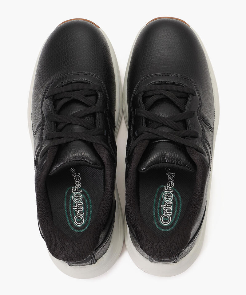 【オーソフィート】ストライド ミディアム/ブラック ナチュラルレザー/シューズ レディース詳細画像6