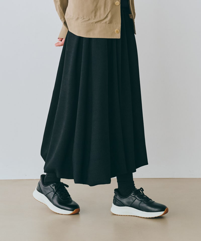 【オーソフィート】ストライド ミディアム/ブラック ナチュラルレザー/シューズ レディース